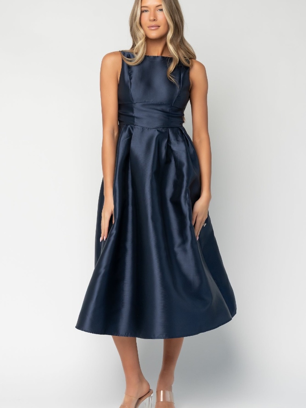 Baltic Born Chandra Midi Dress | Navy Size LL